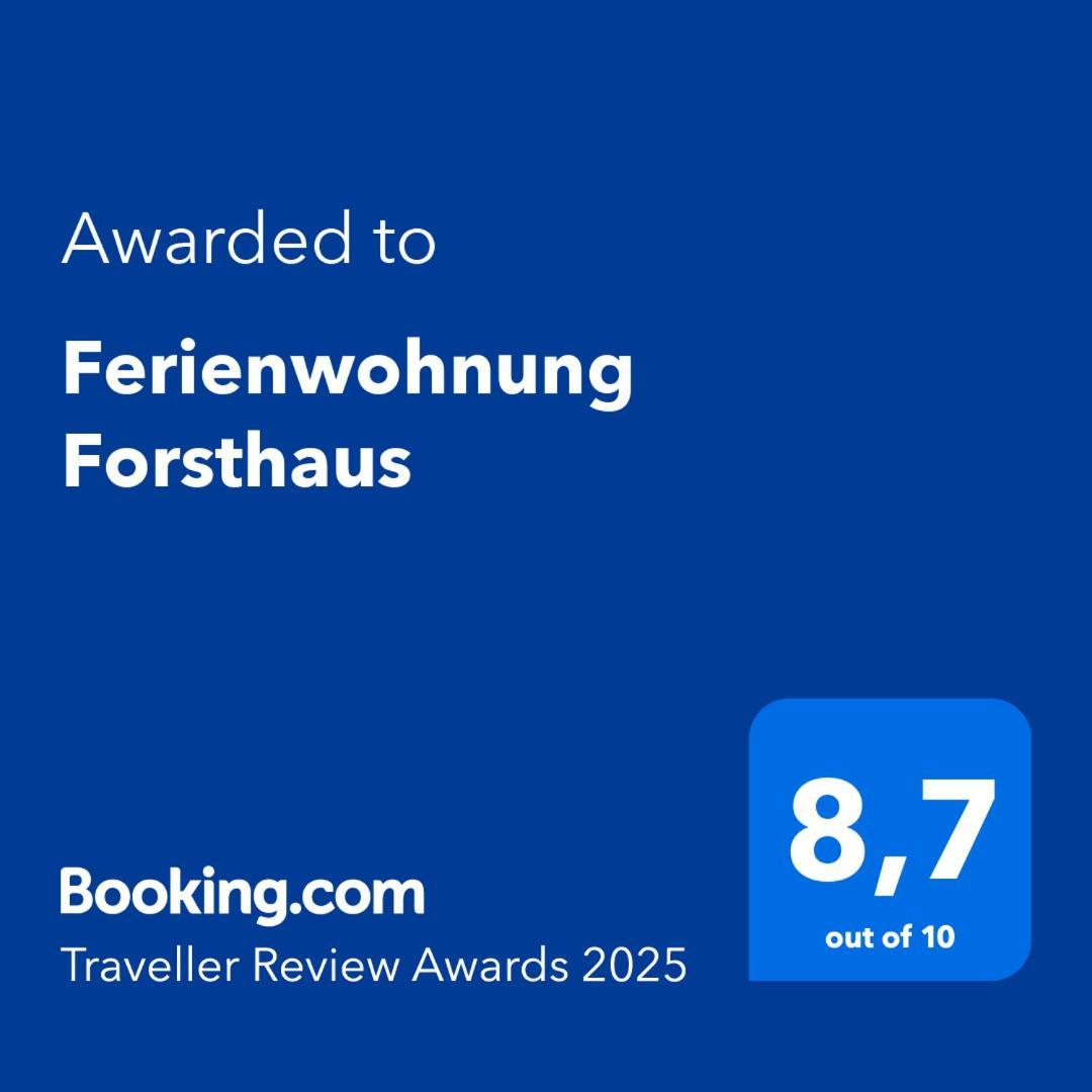 באד גרוננבאך Ferienwohnung Forsthaus מראה חיצוני תמונה